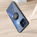 Miniatyrbillede 4 af 5: Honor X8 Case Bi-materiale Metal Ring Video Support Sort