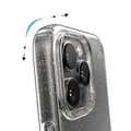 Pikkukuva 3 / 6: Glitter kotelo iPhone 14 Prolle - SPECK - Presidio Perfect-Clear Glitter - Läpinäkyvä - Jäykkä - Kiiltävä Transparent