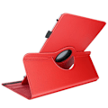 Miniatyrbillede 2 af 5: Universal Tablet Case 12 Inches Rotating Flap 360° Red