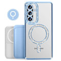 Miniatyrbillede 4 af 5: Coque Diamant til Samsung Galaxy A36 MagSafe Contour Strass Blå Blå