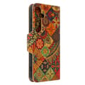 Taske til Samsung Galaxy S24 - AVIZAR - Flip Wallet Support Bohemian Design Multicolor Flerfärgad
