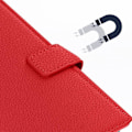 Miniatyrbillede 3 af 4: Cover til Xiaomi Redmi 12C videostøtte pung i imiteret læder rød Röd
