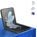 Pikkukuva 4 / 5: Näyttökalvo Samsung Z Flip 4 Antibakteeriselle 3mk SilverProtection+ läpinäkyvälle