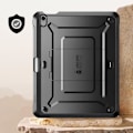 Miniatyrbillede 4 af 5: Full Body Cover til iPad Air 13 2024 Stødsikker med Kickstand Support Supcase Sort Svart