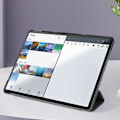 Miniatyrbillede 3 af 5: Etui til Samsung Galaxy Tab A9 - AVIZAR - Trifold Flip Support Video og Keyboard Sort Svart