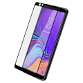 Pikkukuva 1 / 4: Suojakalvo - AVIZAR - Samsung Galaxy A7 2018 - 2.5D karkaistu lasi - 9H vastus - Läpinäkyvä Transparent, svart