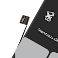 Pikkukuva 4 / 4: AVIZAR sisäinen akku iPhone 8 Plus - 2691mAh - Integroitu TI-siru - Musta Svart