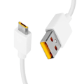 Pikkukuva 1 / 5: 2A USB-mikro-USB-lataus- ja synkronointikaapeli 1 m alkuperäinen Realme White