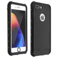 Miniatyrbillede 1 af 4: iPhone 7 Plus / 8 Plus Cover Bi-materiale Vandtæt 2m skærmfilm Redpepper sort Sort