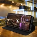 Miniatyrbillede 4 af 4: Housse - Huawei - P40 Lite E - Etui Folio - Øko-læder - Sort - Støttefunktion Svart