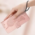 Miniatyrbillede 4 af 6: Mandala Butterfly Case til Redmi Note 13 Pro Wallet håndledsrem Pink Champagne Rosa