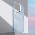 Miniatyrbild 3 av 5: Fodral för iPhone 16 Pro Soft Smoked Design Camera Contour Metallic Blekblå Blå