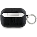 Miniatyrbillede 2 af 4: AirPods Pro 2 etui - Karl Lagerfeld - Monogram Karl & Choupette - Øko-læder - Sort - Halvstiv Svart