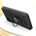 Miniatyrbild 4 av 5: Coque för Samsung Galaxy S24 FE Med Båge Stöd Glidande Kameraskydd Mayaxess Svart Svart
