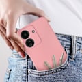 Miniatyrbillede 4 af 6: Etui til Xiaomi Redmi 13C Semi-stiv Soft-touch mat pulverrosa Rosa