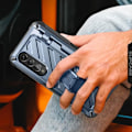 Pikkukuva 4 / 5: Samsung Galaxy Z Fold 4 - SUPCASE - Unicorn Beetle Pro - Sininen - Iskunkestävä - Säädettävä tuki Blå