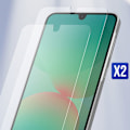 Miniatyrbillede 4 af 5: Pack 2x Beskyttelsesglas til Samsung Galaxy A26 Original Samsung Transparent Vit