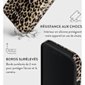 Pikkukuva 4 / 4: Coque pour iPhone 16 Pro Max MagSafe Tough Antichocs Modèle Player Burga Léopard kastanj