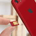 Pikkukuva 3 / 4: SIM-kortin vaihtokelkka - Apple iPhone 8, SE 2020 ja SE 2022 - punainen Röd