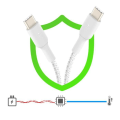 Pikkukuva 4 / 5: USB-C–USB-C-kaapeli 18 W:n virransyöttö Nylon-punottu 1 m Belkin valkoinen