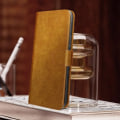 Miniatyrbild 4 av 5: iPhone 14 Pro Plånboksfodral Video Support Funktion Brun kastanj