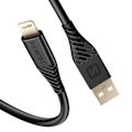 Miniatyrbillede 1 af 5: USB til Lightning kabel 60W Silikone Anti-knude Swissten Sort Svart