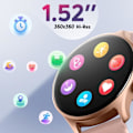 Pikkukuva 3 / 6: Yhdistetty kello mikrofonilla Call Function Tracker Sport and Health Riversong Pink
