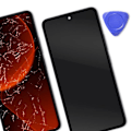 Pikkukuva 4 / 4: Näyttö Xiaomi 13T ja 13T Pro LCD + kosketuslasi + musta runko - Xiaomi Svart