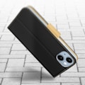 Miniatyrbillede 3 af 5: iPhone 14 etui - AVIZAR - Kortholder pung - Sort - Unikt design - Stand funktion