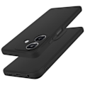 Miniatyrbild 2 av 5: Siliconfodral för Oppo A40 Matt Svart Svart