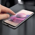 Pikkukuva 3 / 4: Kuori ja suojakalvo - Xiaomi - Redmi Note 10s / Note 10 - Pehmeä - Karkaistu lasi 9H - Läpinäkyvä Transparent