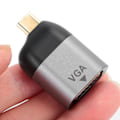 Miniatyrbild 3 av 4: Fdit Typ-C Hane till Vga Hane Adapter Typ-C till Vga DB15P Female Video Converter för Windows/Android