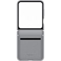Miniatyrbild 2 av 6: Coque - Kindsuit - Galaxy Z Flip 6 - Äkta läder - Grå - Mjuk Grå