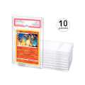 Miniatyrbild 2 av 4: Pack med 10 skydd i PSA-format för samlarkort i transparent akryl Vit