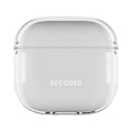 Pikkukuva 1 / 5: Silicone-iskua kestävä kuori AirPods 4:lle LED-indikaattorilla, läpinäkyvä Decoded Transparent
