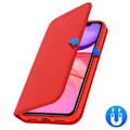 Miniatyrbillede 4 af 4: iPhone 11 Etui - AVIZAR - Folio Wallet Cover - Øko-læder Rød - Magnetisk - Supportfunktion Röd