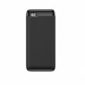 Pikkukuva 1 / 3: Varavirtalähde 20 000 mAh 2 USB-A / 1 USB-C Digitaalinäytöllä Jaym Musta Svart