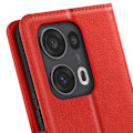 Pikkukuva 3 / 5: Oppo Reno 13 Pro Lompakko- ja Videotuki Kuori Punainen Röd