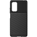 Miniatyrbillede 2 af 6: AVIZAR blødt beskyttelsescover til Xiaomi Redmi Note 12S - Anti-Slip Striated Design Sort Svart
