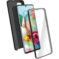 Miniatyrbillede 1 af 4: Hel beskyttelseskappe - AVIZAR - Samsung Galaxy A71 - Hård Bag - Blød Foran - Sort svart
