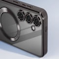 Miniatyrbild 4 av 5: MagSafe Fodral för Samsung Galaxy S24 Plus Silikon Svart Chrome Contour Svart