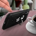 Miniatyrbillede 4 af 4: Coque iPhone XS Max - AVIZAR - Bi-materialer - Stødabsorberende - Video støtte - Sort Svart