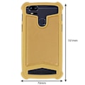 Miniatyrbillede 3 af 4: Smartphone Cover - Universal - Shockproof - Silicone - Synthetic Leather - 4.7" to 5.3" Guld