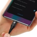Pikkukuva 4 / 6: USB-USB C -kaapeli - LINQ - 1,5 m - Punottu nailon - Lataus ja tiedostonsiirto - Musta Svart