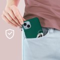 Miniatyrbillede 3 af 5: Apple iPhone 14 cover Fleksibel silikone mat finish anti-fingeraftryk mørkegrøn