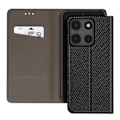 Miniatyrbillede 2 af 5: Etui til Motorola Moto G15 og Moto G15 Power Klap Lomme til kort Sort Svart