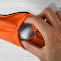 Pikkukuva 4 / 5: AVIZAR laajennettava älypuhelimen urheiluvyö - koko S (65 cm) - oranssi - juoksuun, joogaan, vuorikiipeilyyn, pyöräilyyn Orange M