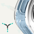 Miniatyrbild 3 av 5: Oppo A17 skyddsfodral - FORCE CASE - Stötsäker - Anti-fall - Återvinningsbart - Transparent Vit