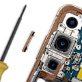 Pikkukuva 4 / 4: Samsung Galaxy S24 ja S24 Plus Alkuperäinen Samsung Volume Painike Oranssi Orange