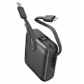Pikkukuva 2 / 5: Ulkoiset akut 10000mAh 22.5W USB-C ja Lightning -kaapeli sekä USB-C-portti Akashi Tummanharmaa Grå